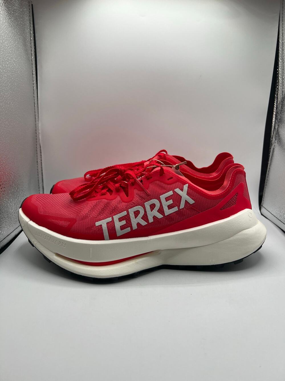 Adidas Terrex Agravic Speed Ultra "Pure Ruby Lucid Red' size 8.5 men’s